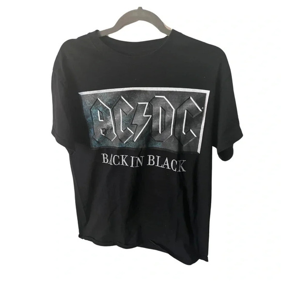 Official Merch | AC/DC Back in Black Band T-Shirt | Size M - Picture 1 of 6